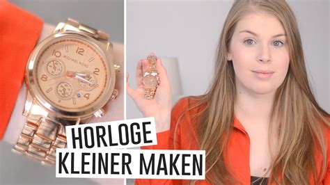 horloge korter maken